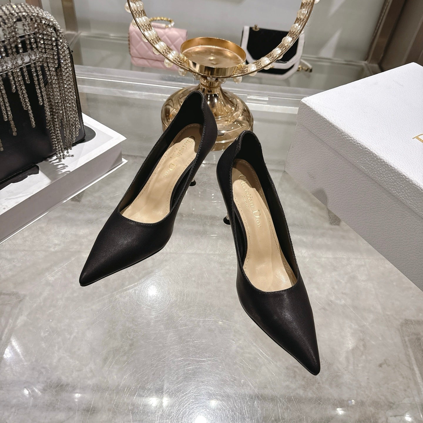 CD 26s Icon Pump 8cm Black Supple Calfskin 679845
