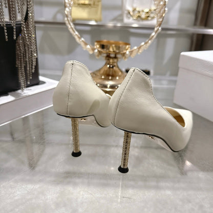 CD 26s Icon Pump 8cm Ivory Supple Calfskin 679846