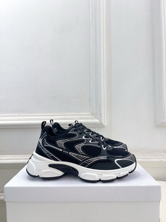 CD SS26 B30 Sneakers Black Cowhide Mesh 631928