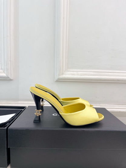 Chanel 2026 Mary Jane High Heels 9cm Lambskin Sheepskin Leather 832335