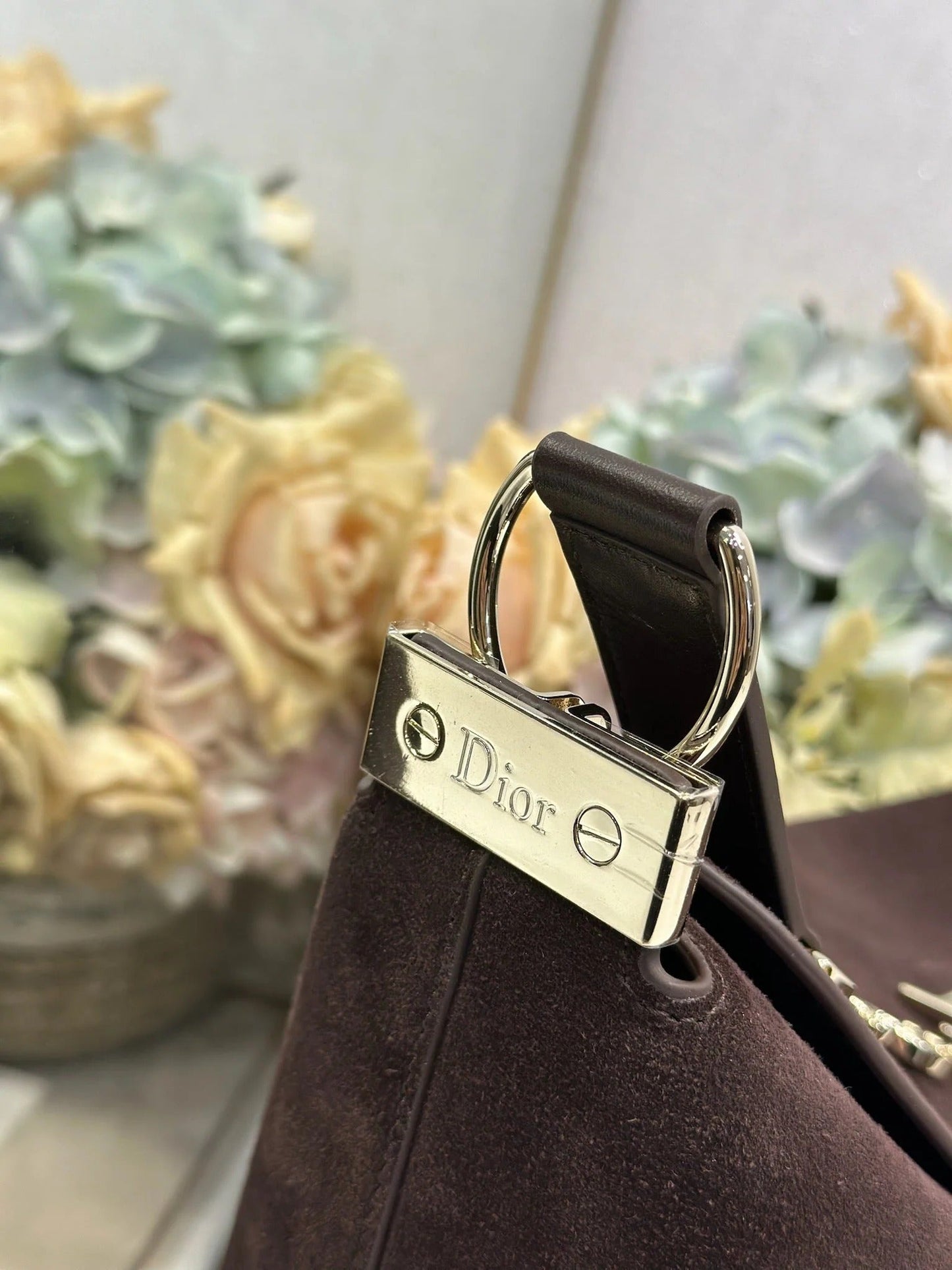 CD 2026 Bag 39cm Suede Leather 288377
