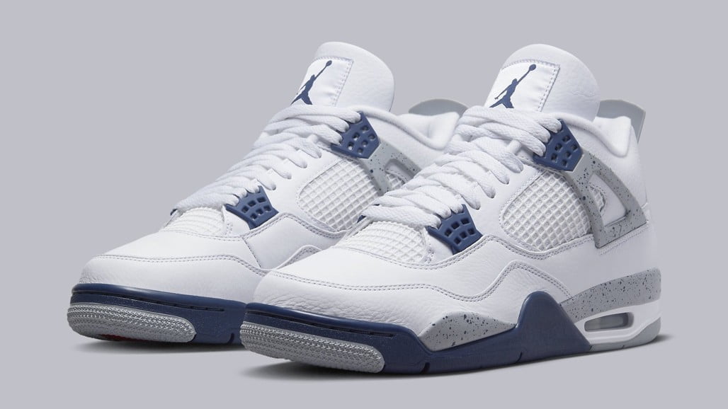 Jordan 4 Retro Midnight Navy Sneakers - Premium Sneaker