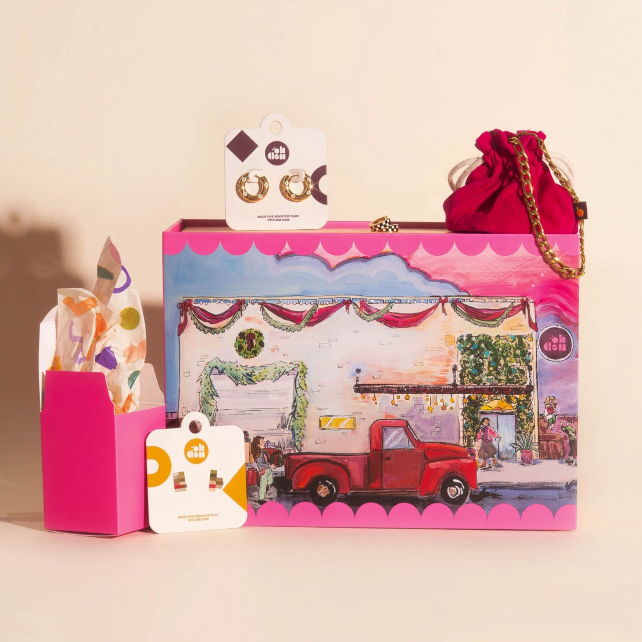 Oh Clem Starter Kit Jewelry Advent Calendar Box (12-piece)
