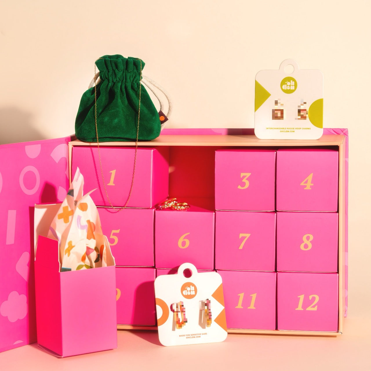Variety Jewelry Advent Calendar Box (12-piece)