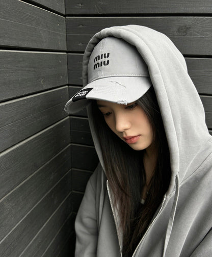 MiuMiu Washed Baseball Cap