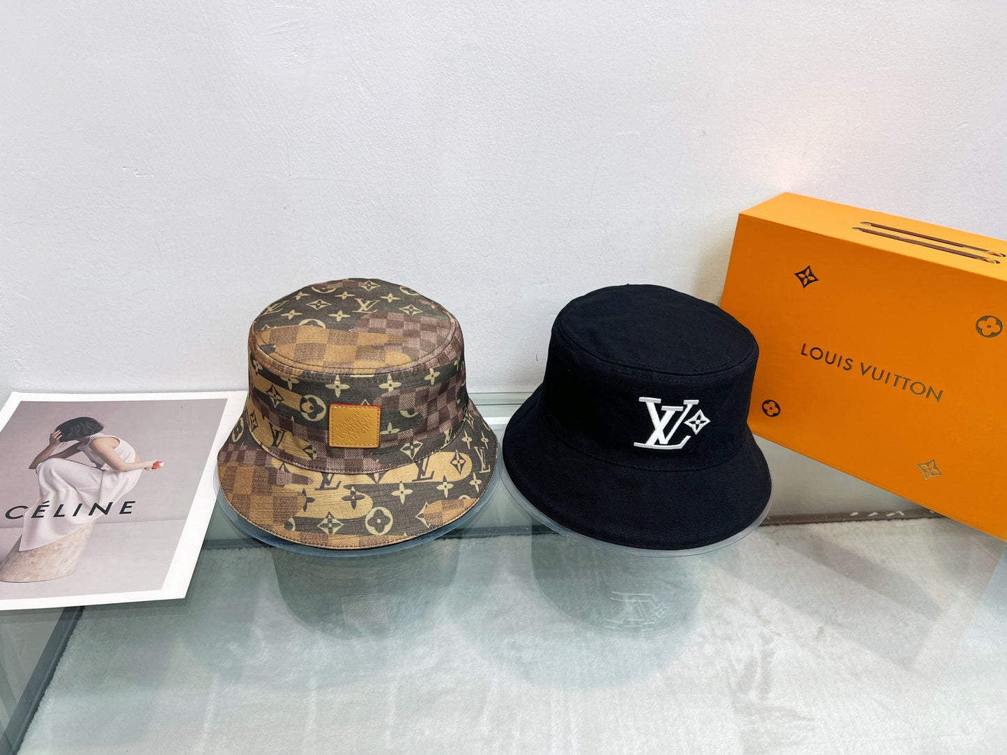 LV Double-sided Camouflage Fisherman Hat